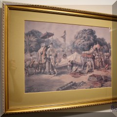A19. 4 framed prints of India 18”h x 24”w - $200 for set